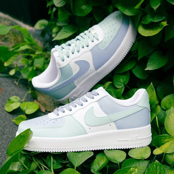 Blue Greens Custom Air Force 1