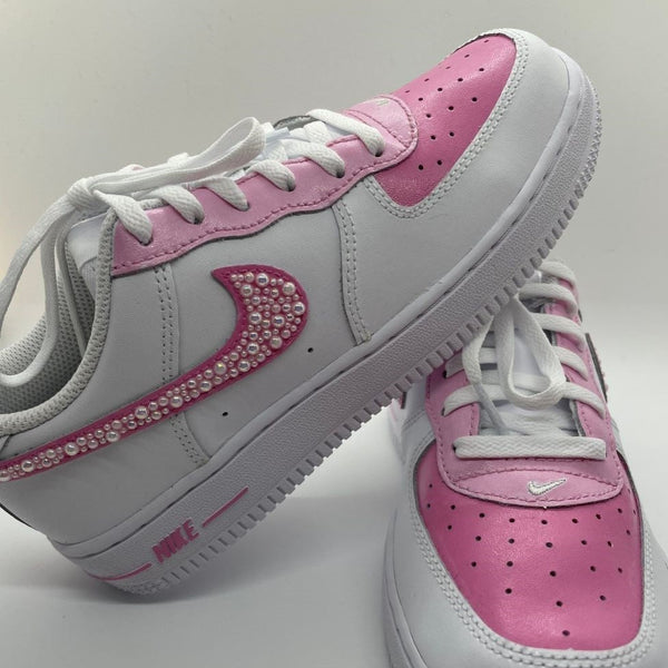 Pink Rhinestone Custom Air Force 1