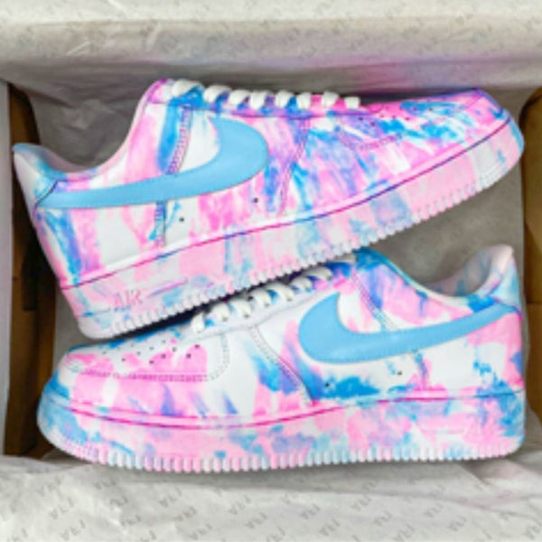 Pink-Blues Custom Air Force 1