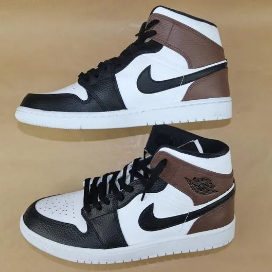 Custom Jordans Black Brown White