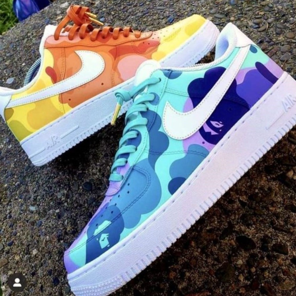Abstract Doodle Custom Air Force 1