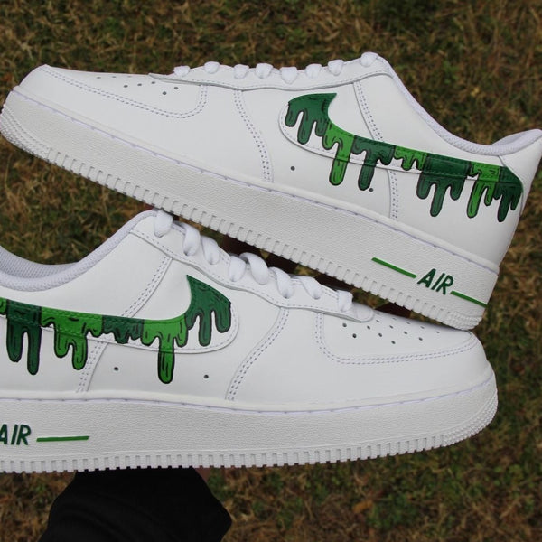 Dark Green Drip Custom Air Force 1