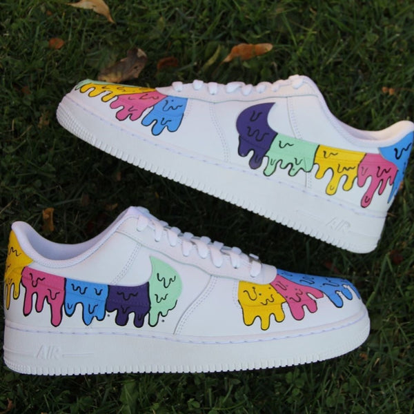 Colorful Drips Custom Air Force 1