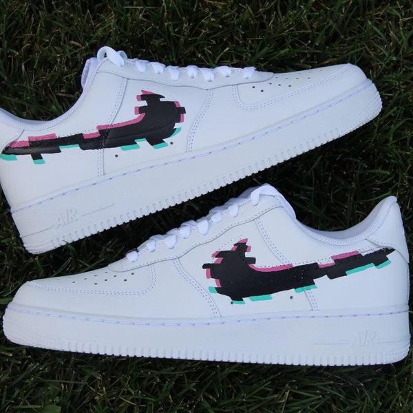 Black Mosaic Custom Air Force 1