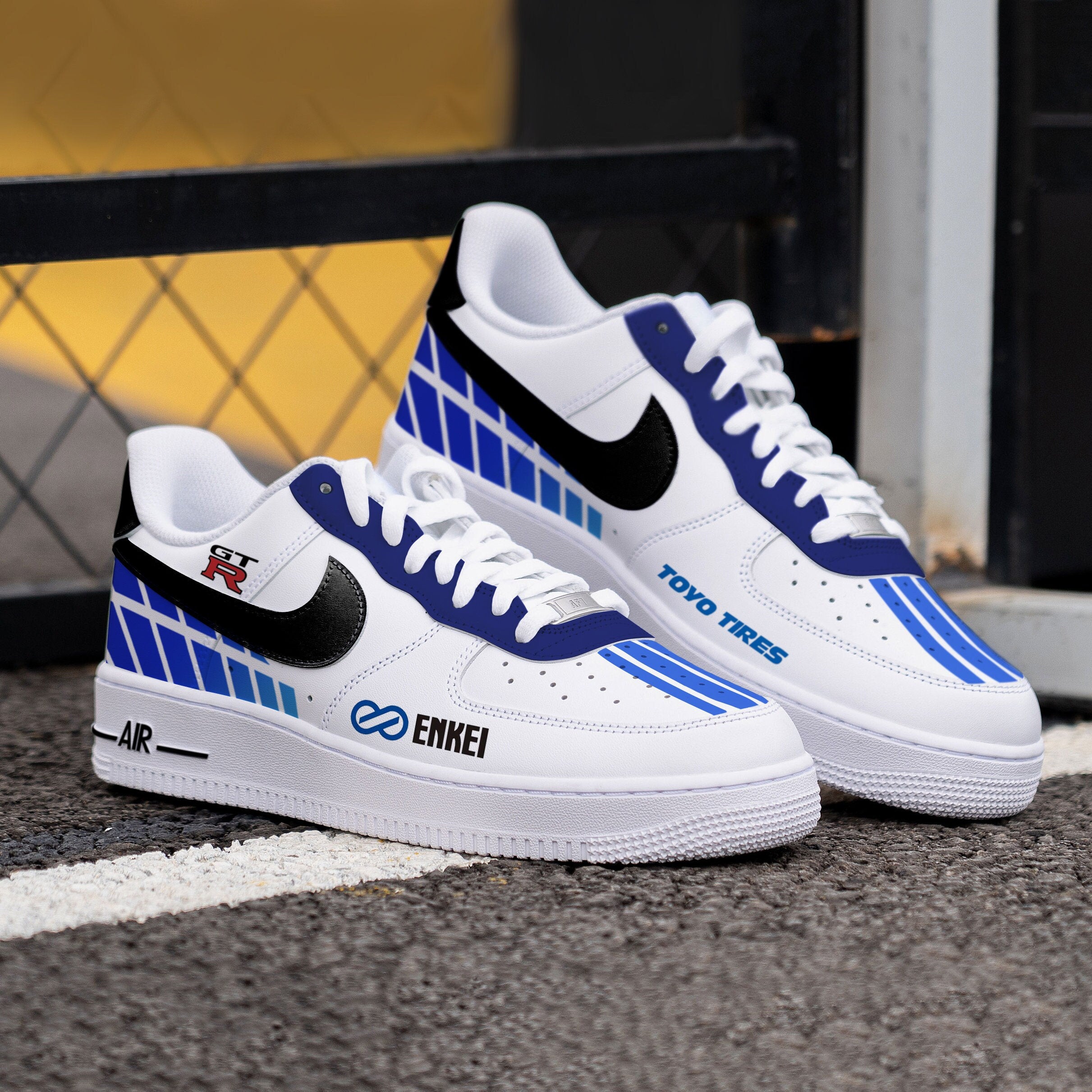 Custom Fast And Furious Nike Air Force 1 Shoes