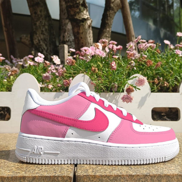 Pink Deep Custom Air Force 1