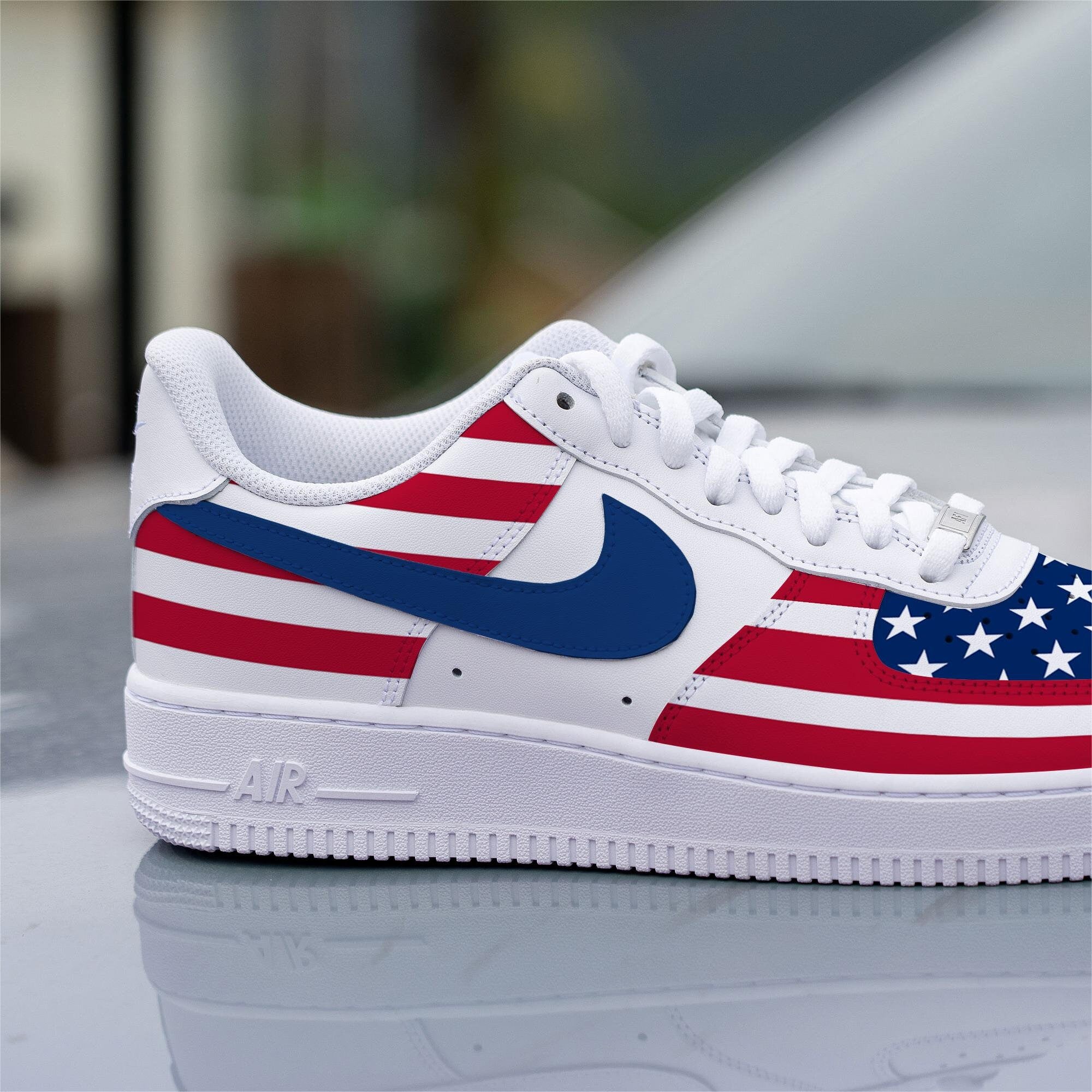 Custom USA Flag Nike Air Force 1 Shoes