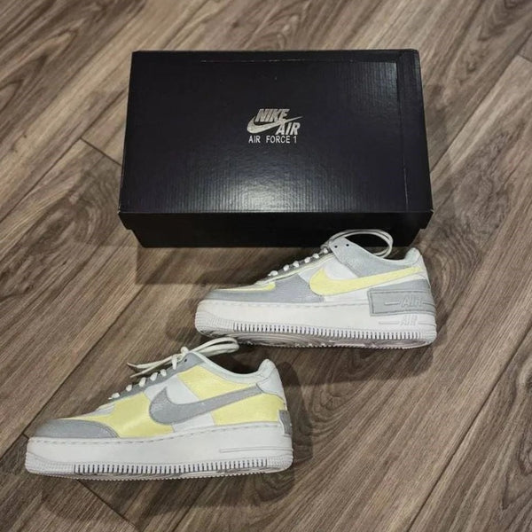 Grey Yellow Custom Air Force 1