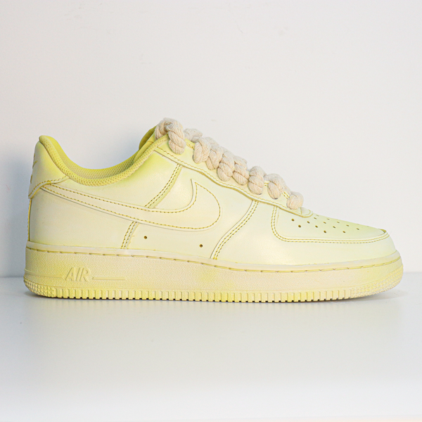 Yellow Hemp Rope Custom Air Force 1
