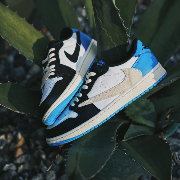 Blue Custom Low AirJordan 1 x Travis Scott