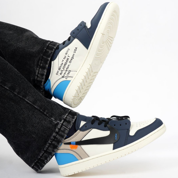 Off White Custom Low Air Jordan 1 x Travis Scott