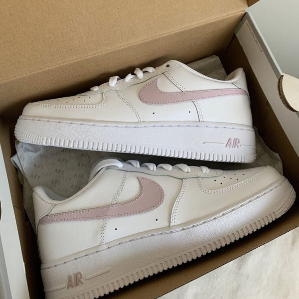 Grey Pink Custom Air Force 1