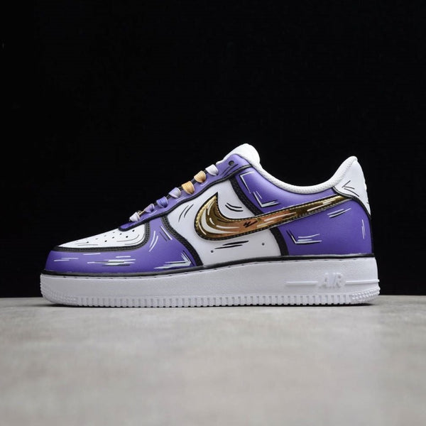 Purple Golden Custom Air Force 1