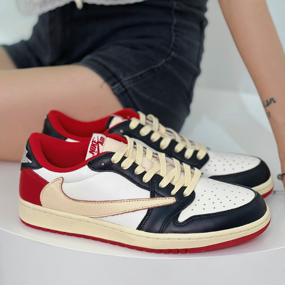 travis scott jordans red