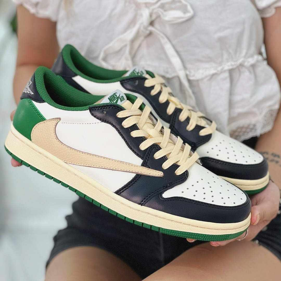 travis scott air jordan green