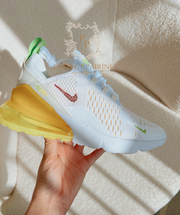 Wedding Shoes Custom Nike Air Max 270 Diamond