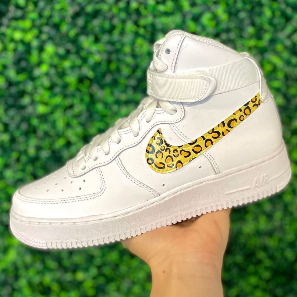 Yellow Spots Mid Custom Air Force 1