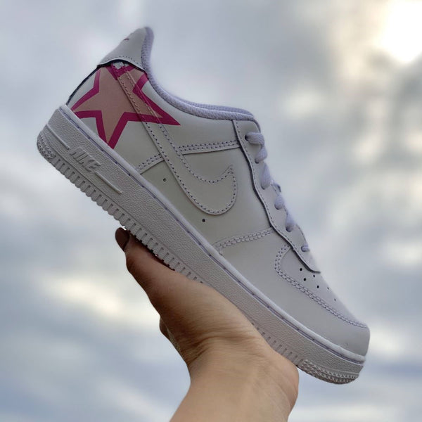 Pink Star Custom Air Force 1
