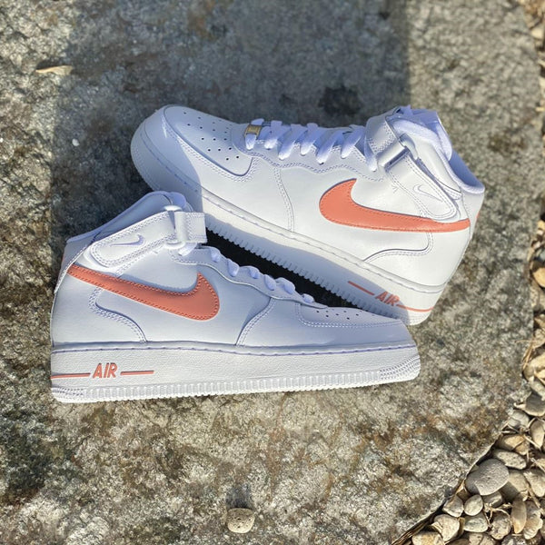 Orange Custom Air Force 1