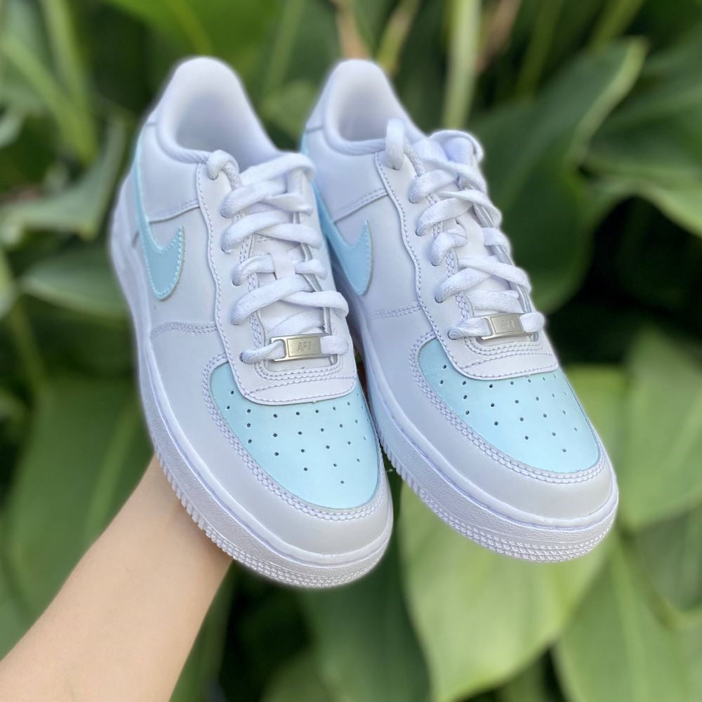 Light Blue Custom Air Force 1 – unitecustom