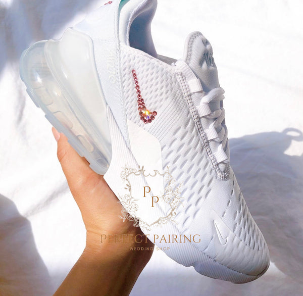 Wedding Shoes Custom Nike Air Max 270 Diamond