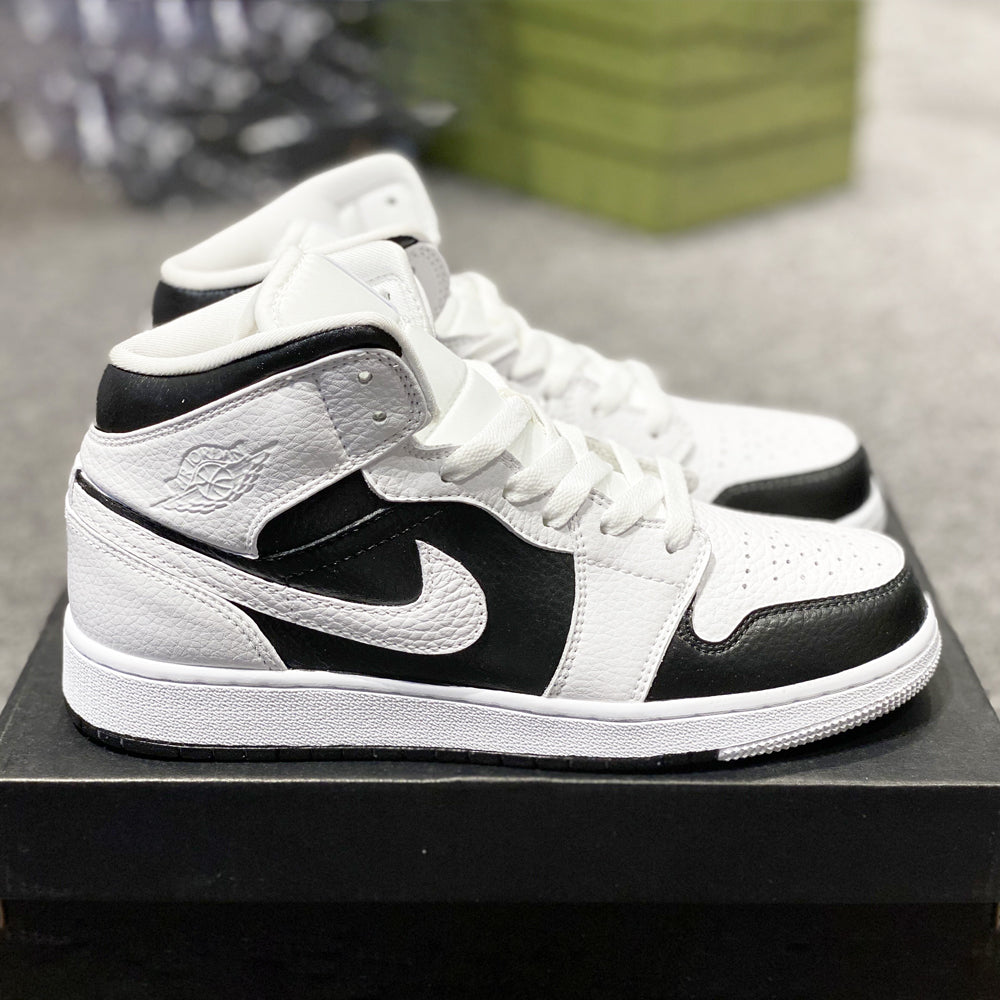 Custom Jordans White Black