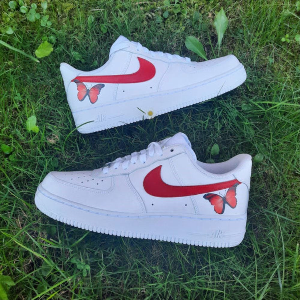 Red Butterfly Custom Air Force 1