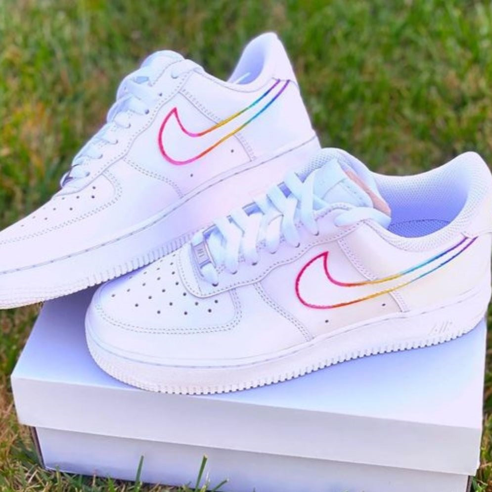 Colorful lines Custom Air Force 1