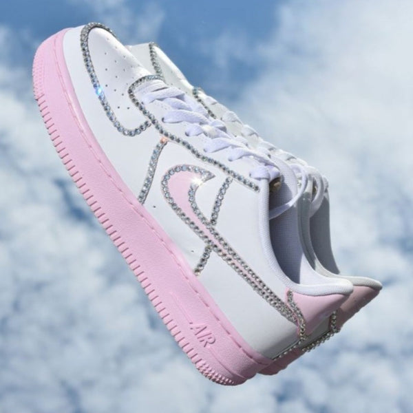Pink Rhinestone Custom Air Force 1