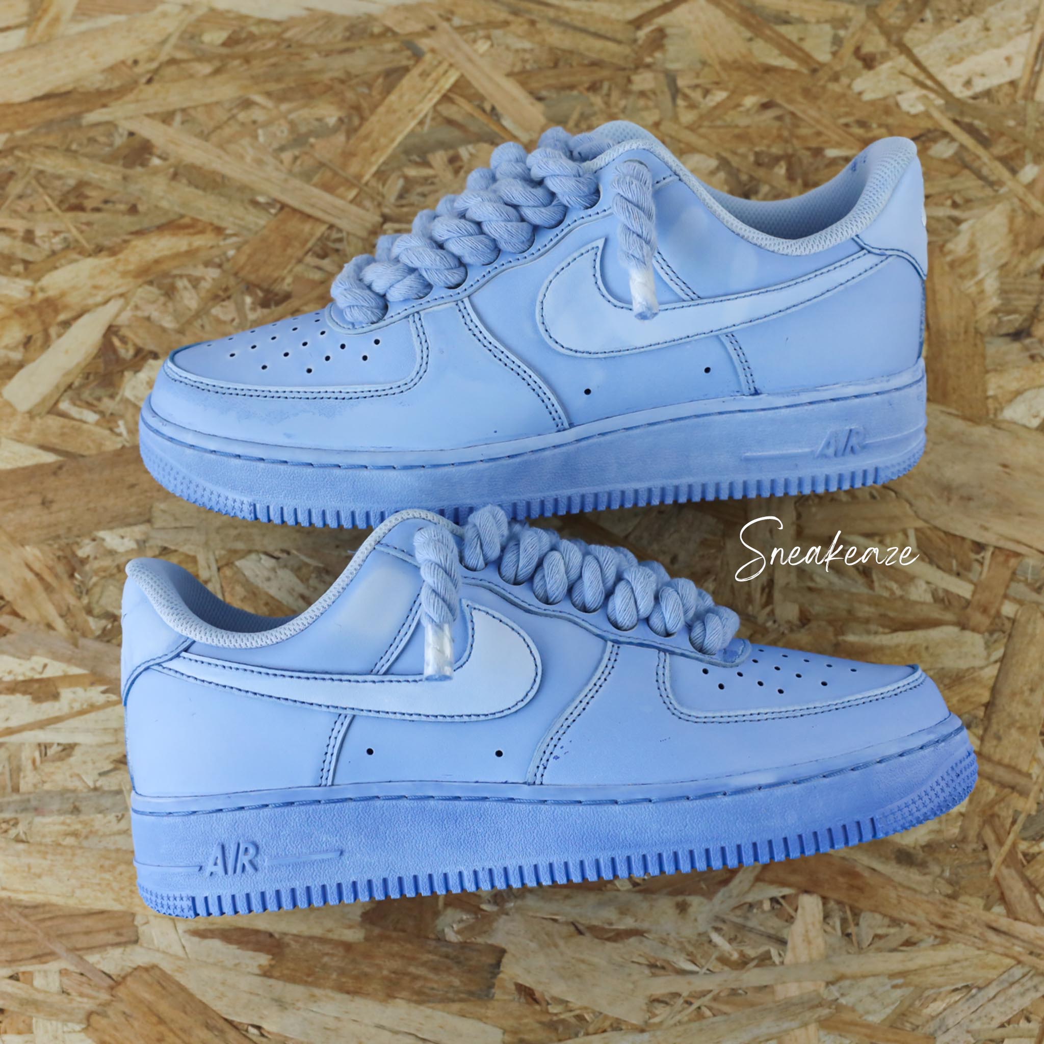 Custom Air Force 1 Baby Blue