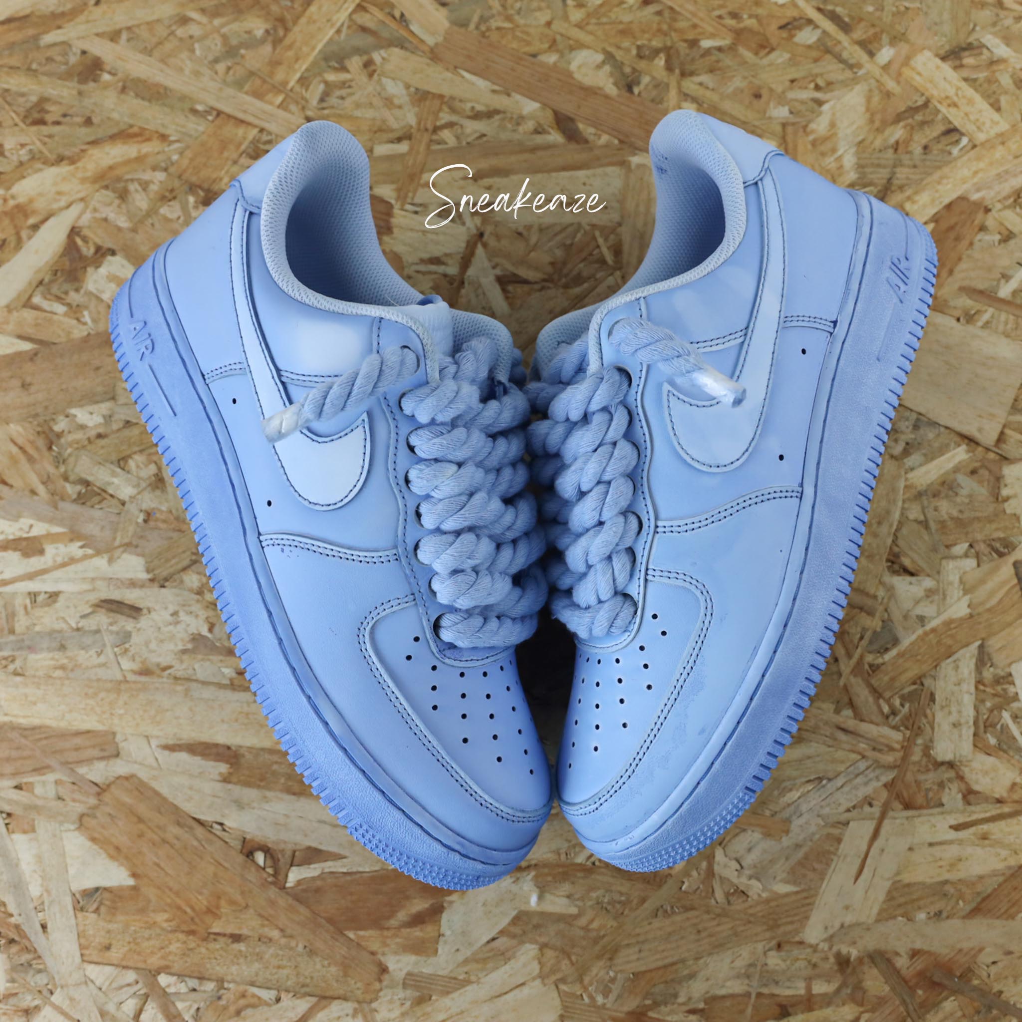 Custom Air Force 1 Baby Blue