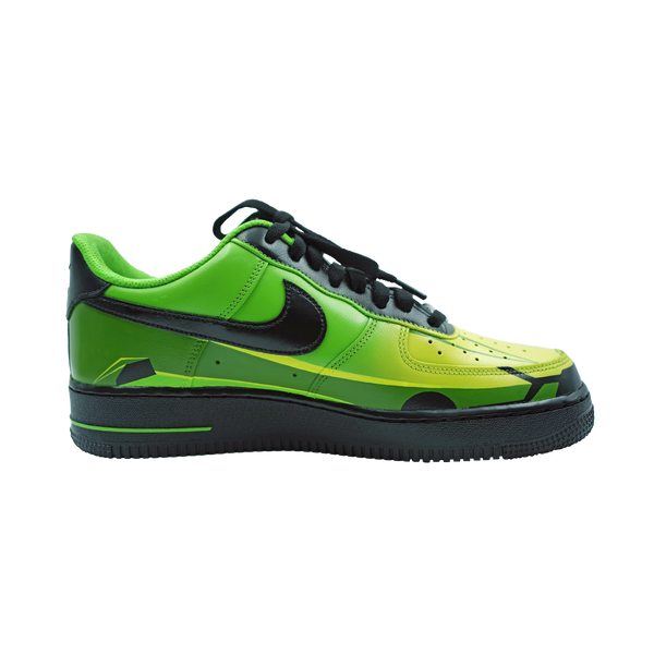 Custom Air Force 1 Green Lamborghini Pattern
