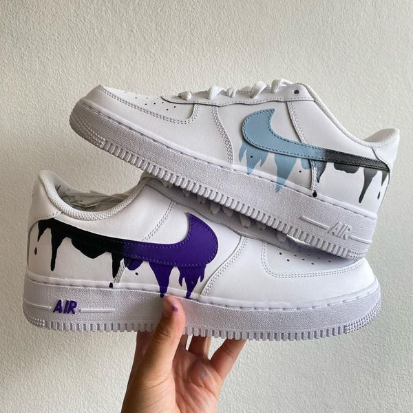 Dark Drip  Custom Air Force 1