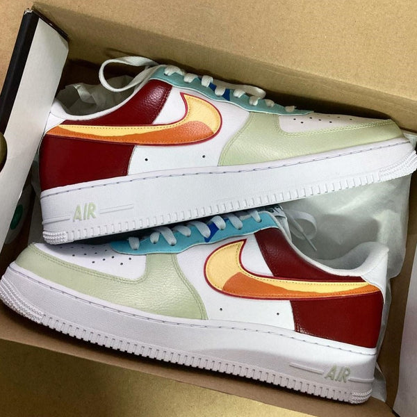 Orange Shadow Custom Air Force 1