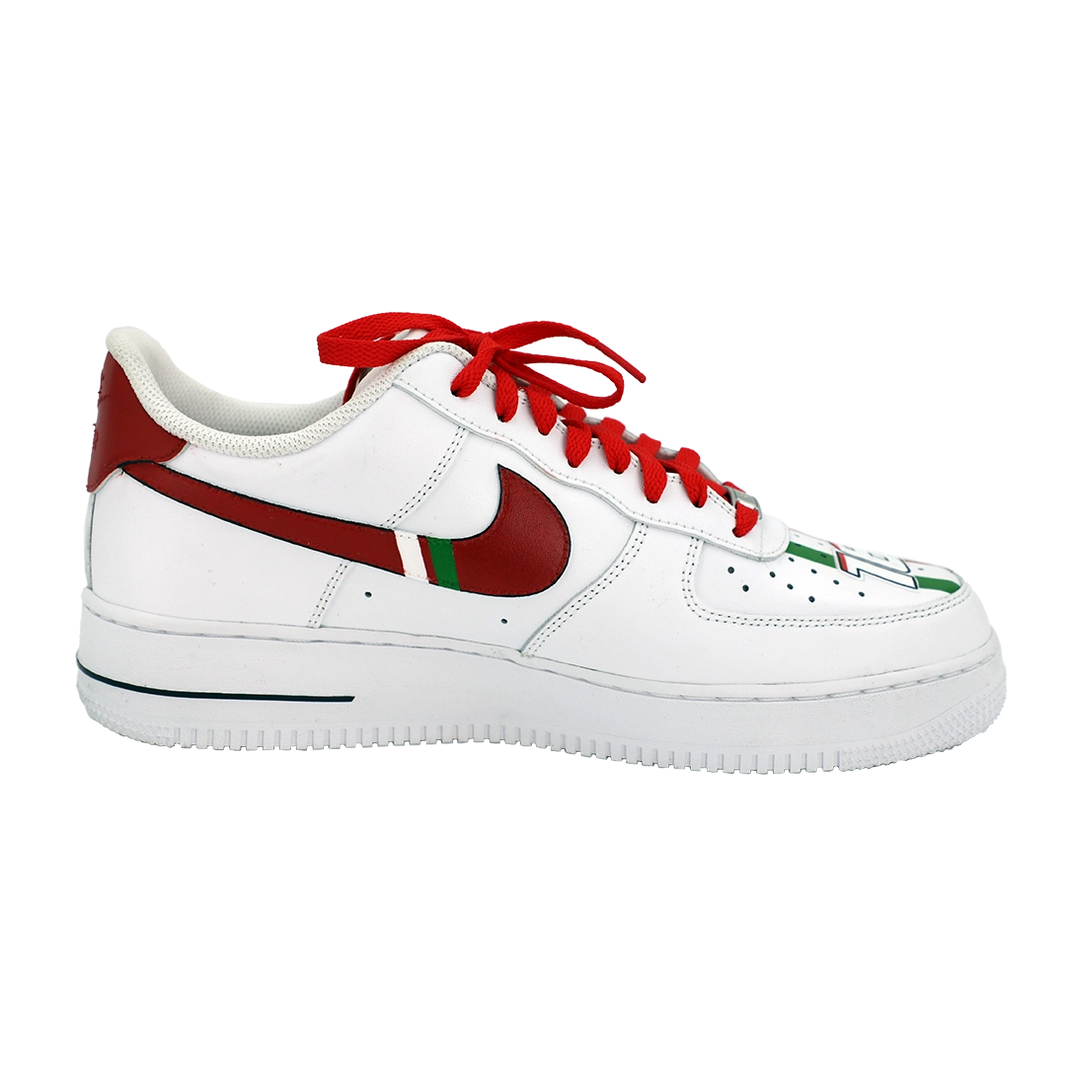 Custom Air Force 1 White Ferrari Theme