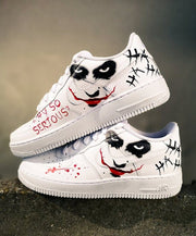 Custom Air Force 1 White Joker Pattern