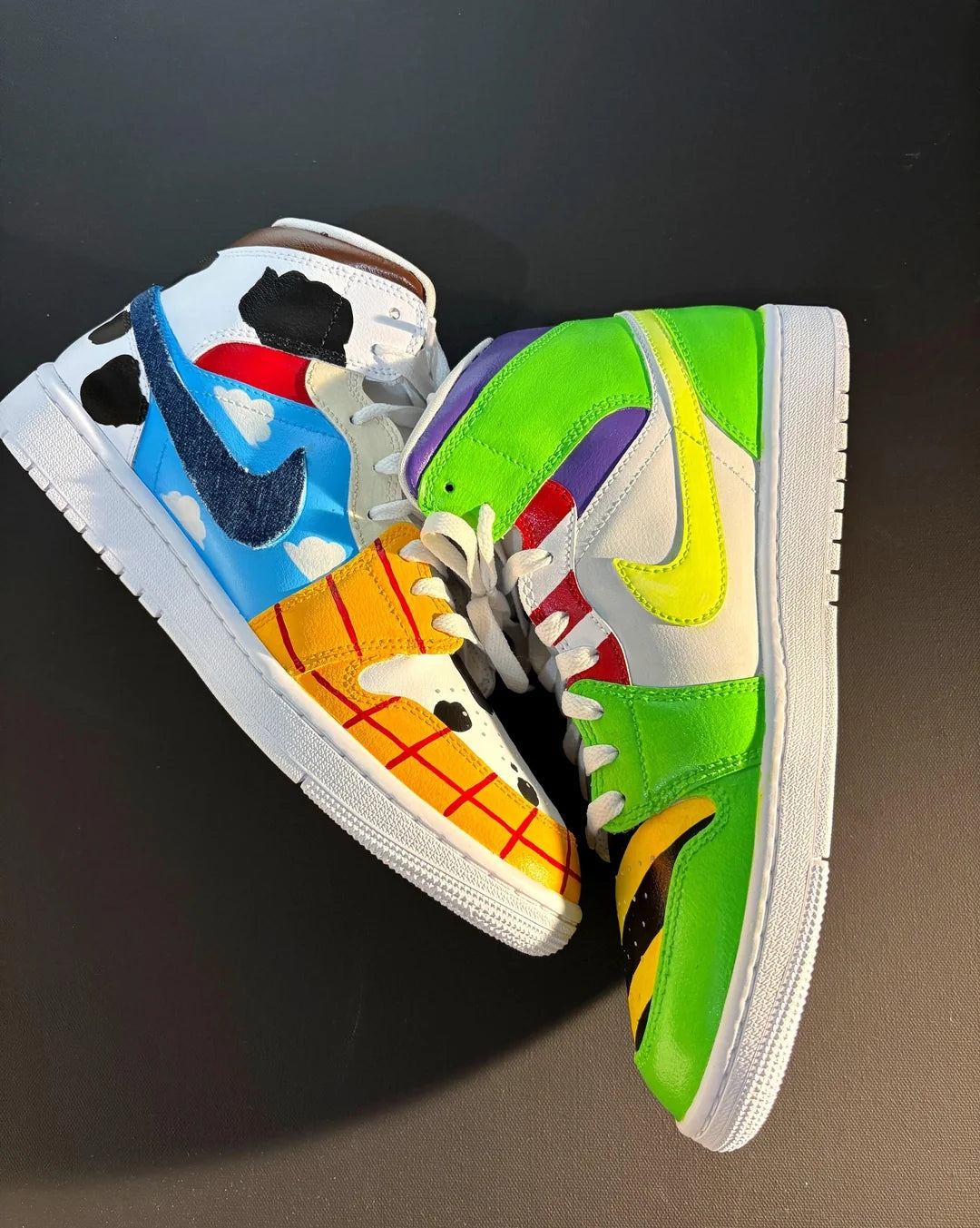 Custom Air Jordan 1 Multicolor Cartoon - Themed