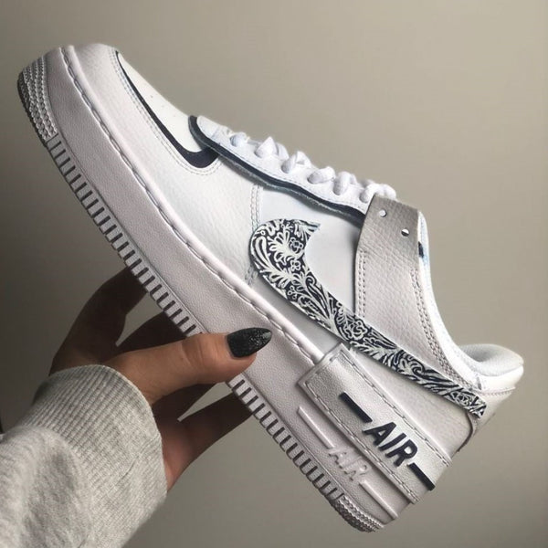 Black Bandana Custom Air Force 1