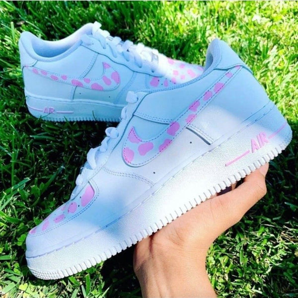 Pink Spots Custom Air Force 1