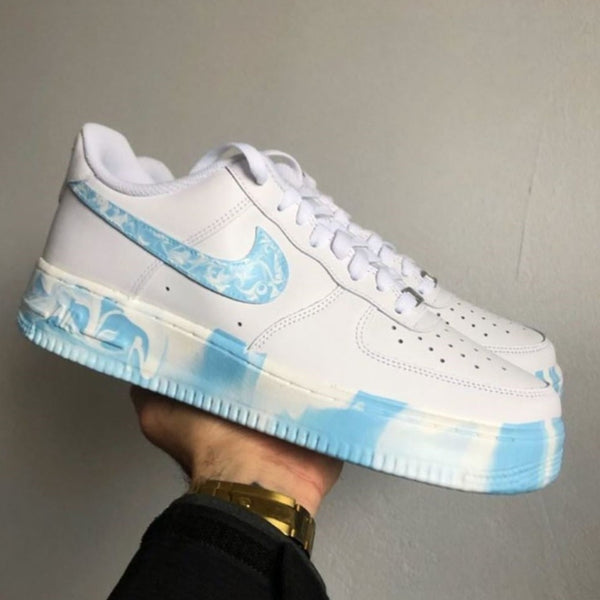Blue Pattern Custom Air Force 1