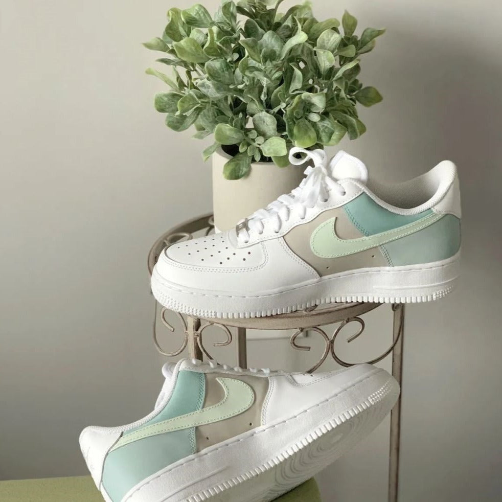 custom green af1