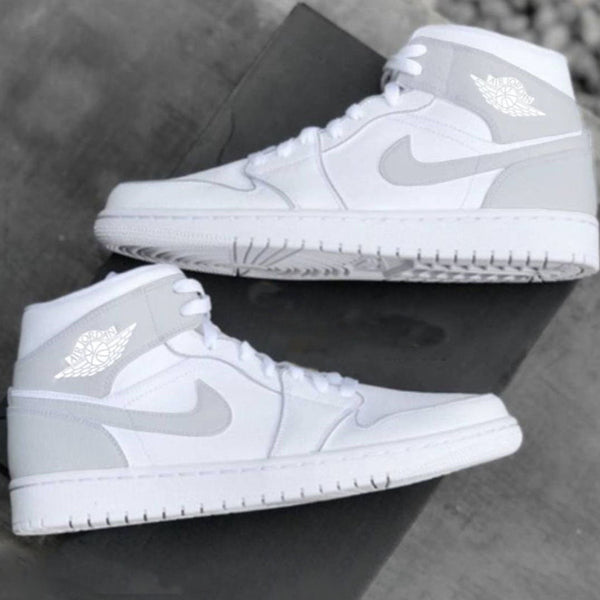 Grey Custom Air Jordan 1