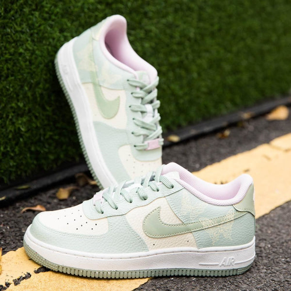 Green Butterflies Custom Air Force 1