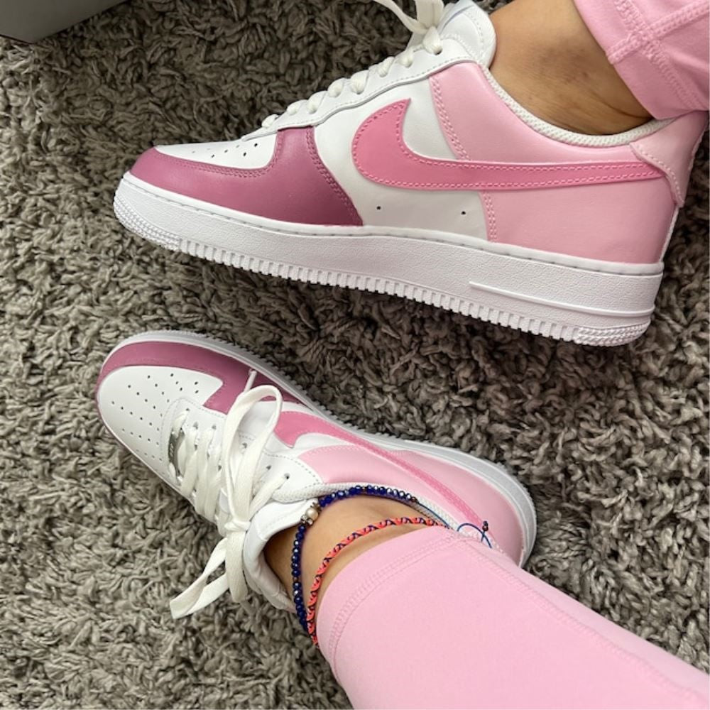 custom air force 1 pink