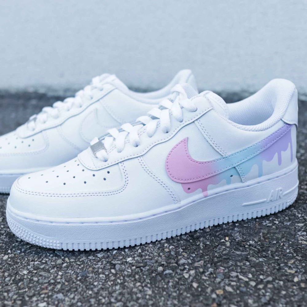 Light-Color Drips Custom Air Force 1