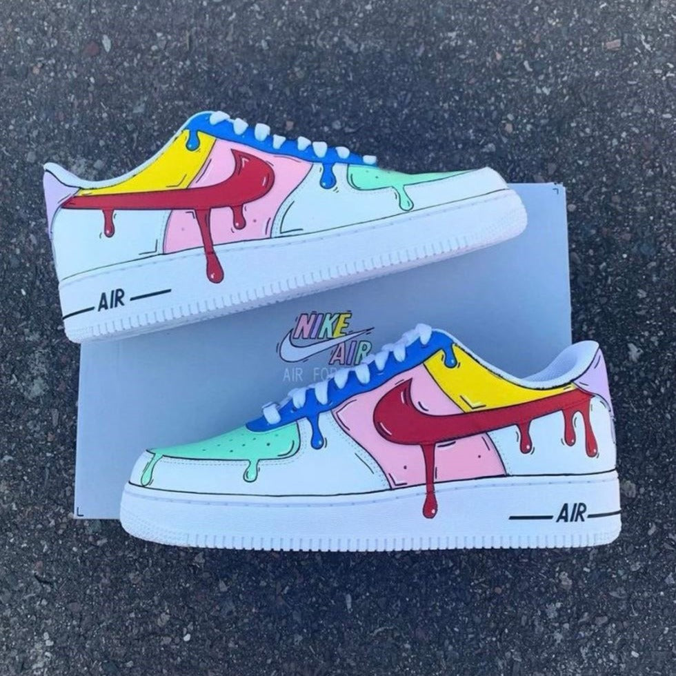Candy Color Drip Custom Air Force 1