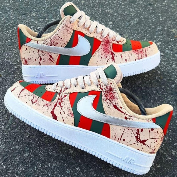 Red Splatter Custom Air Force 1
