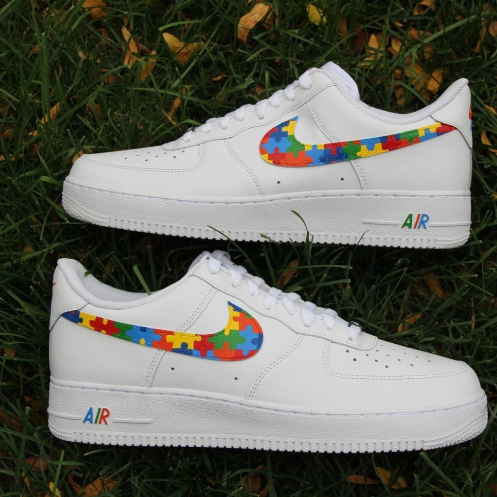 Colorful Puzzle Custom Air Force 1