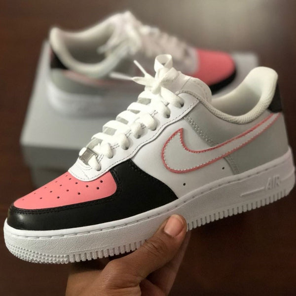 Grey Pink Custom Air Force 1