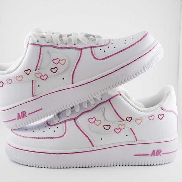 Pink Heart  Custom Air Force 1